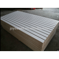 Geschlitzte mdf Wandplatte dekorative Wandplatte mit Aluminium bar